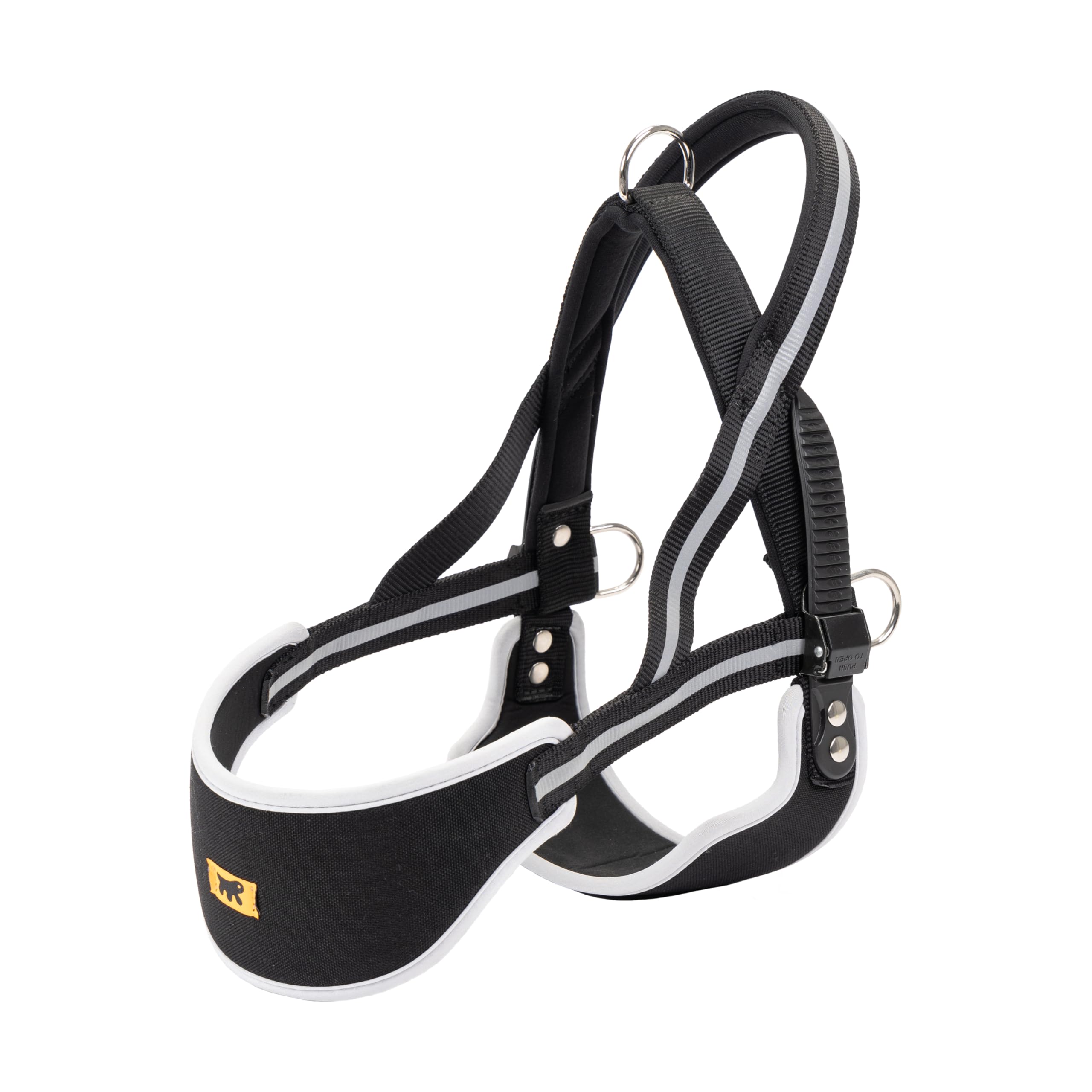 Ferplast Pettorina Cane ERGOCOMFORT NORDIC, Pettorina Svedese per Cane, Comoda Imbottita, Riflettente, Chiusura conMicroregolazione, Rilascio Rapido, LARGE