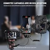 NEEWER CM28 Micro Cravate Sans Fil Intelligent à Réduction de Bruit,Enregistrement non Compressé à 48KHz/16Bit(9h),Portée de 200m,Mémoire de 4GB pour iPhone,Android Caméra,1RX+2TX+Boîtier de Recharge - 2