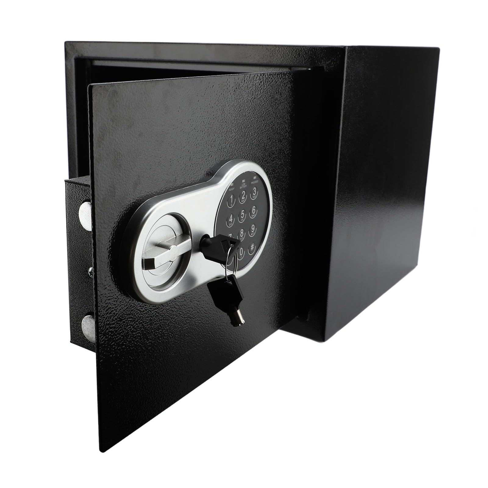 di Password Elettronica Cassetta di Sicurezza per Gioielli e Documenti Cassetta di Sicurezza Multifunzionale con Chiavi Acciaio Classico 15,0x11,8x11,8 Pollici