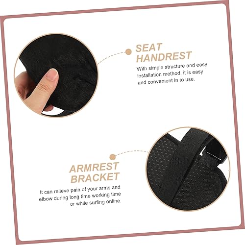 Miniatura 6 de STOBOK 6 piezas de almohadillas de reposabrazos de espuma de esponja de espuma para silla de oficina, almohadilla de descanso de brazos de