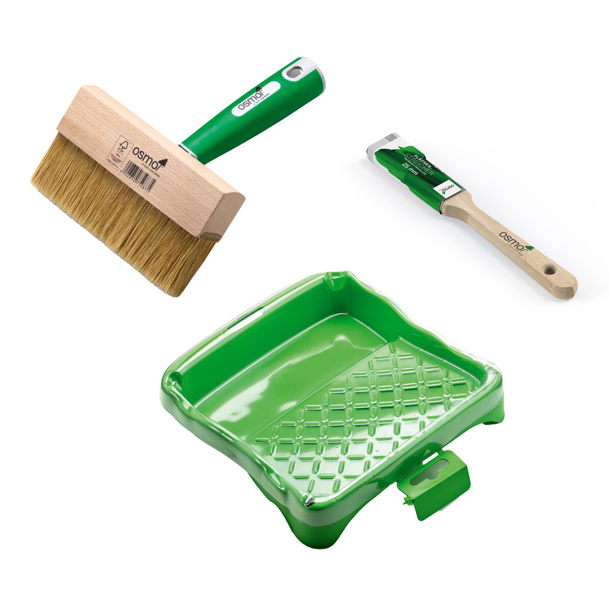 Osmo Decking Brush Set - Decking oil applicator,Green,L