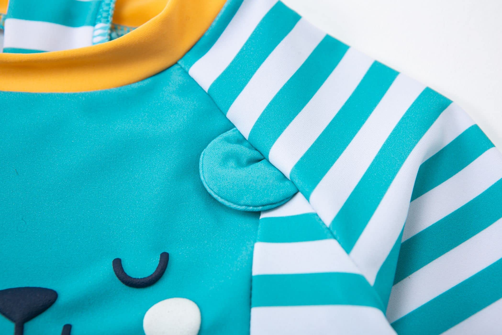BONVERANO Maillot de Bain bébé garçon Une pièce à Manches Courtes Protection UV 50+ Maillots de Bain avec