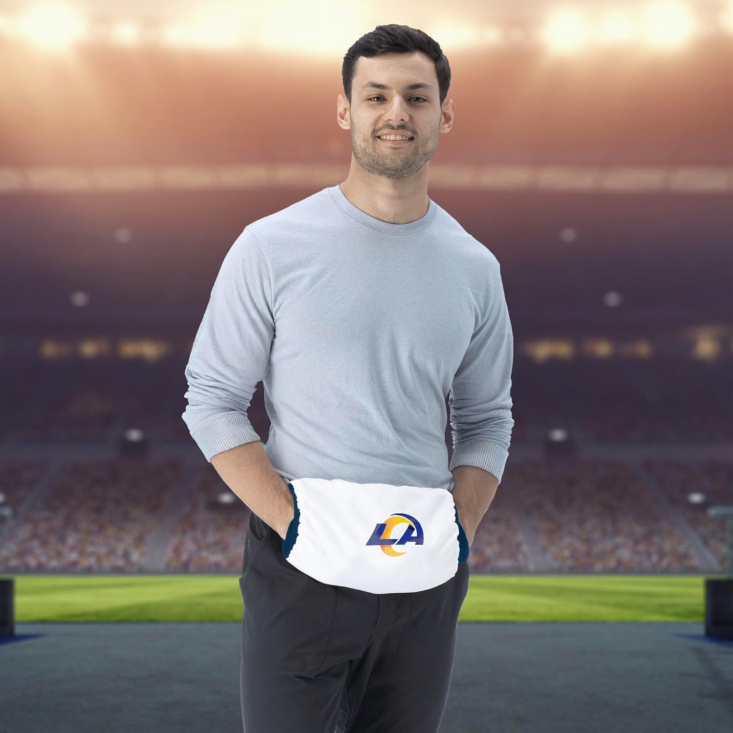 Los Angeles Rams Hand Warmer Front View