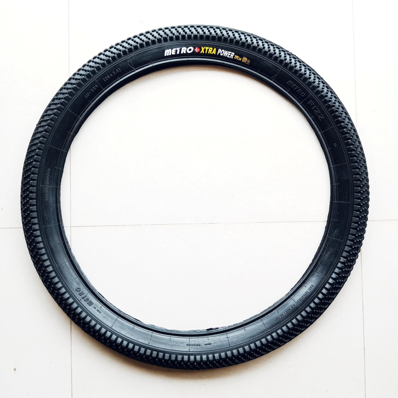 Bicycle Mountain Bike Tyre, Xtra Power, 26 x 2.4, Black, All-Terrain Tread-picture-19