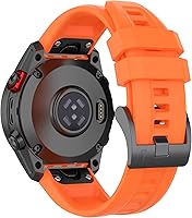 Vista 10 de REYDA Correa de silicona compatible con Garmin Fenix 7S/7S Pro/6S/6S Pro/5S/5S Plus, 0.787 pulgadas, ajuste rápido, suave, flexible, pulsera
