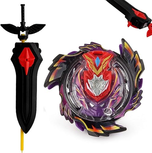 Miniatura 1 de Juguetes de batalla Burst Booster B-96 Strike God Valkyrie.Mugen Fasion Starter con cuerda LR Juego de lanzador de cuerdas de batalla giratorio a la