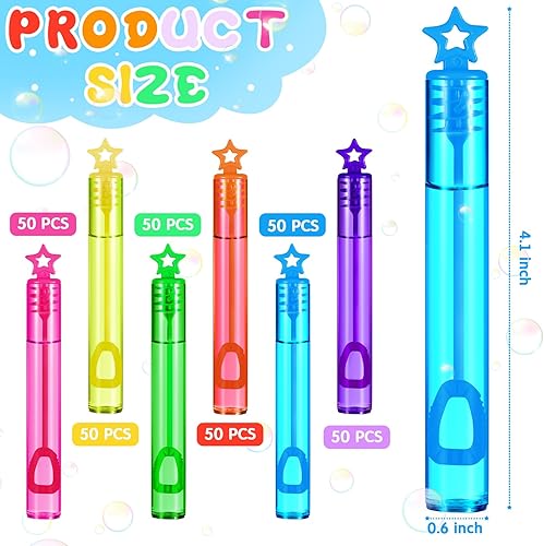 Miniatura 2 de Paquete de 300 mini varitas de burbujas para fiestas de burbujas, regalos de fiesta para niños, regalos de bolsas de regalo, fabricantes de