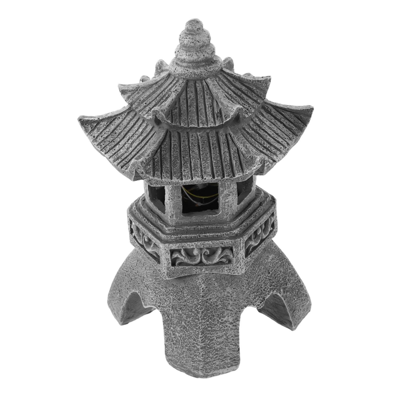 Pagode solaire de jardin Abaodam lanterne japonaise résine
