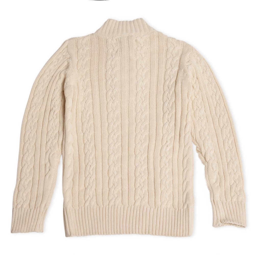 Elle Boy's Cotton Blend Classic Flatknit (EBFLD1351OB_Off White_M)
