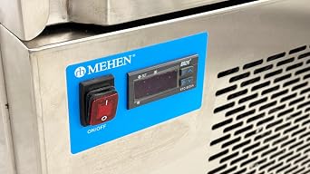 Mehen Commercial Blast Freezer, 241L Capacity, Stainless Steel,39C Temperature Range, ETL Certified MB12T