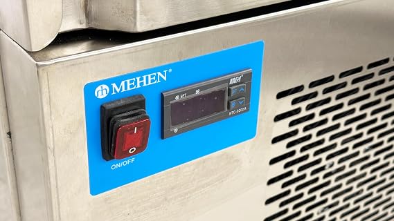 Mehen Commercial Blast Freezer, 241L Capacity, Stainless Steel,39C Temperature Range, ETL Certified MB12T