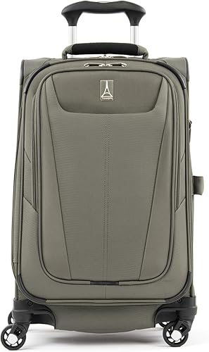 Travelpro Maxlite - Maleta con ruedas giratorias extensible 5 lados suaves Verde pizarra 401176106