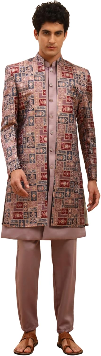 Pro-Ethic Style Developer Men’s Kurta Sherwani Set | Indian Traditional Outfit for Men (C-137)