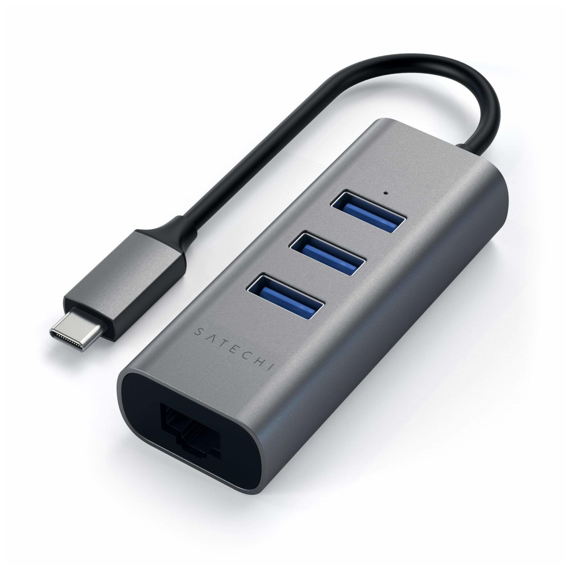 Amazon | SATECHI USB-C ハブアダプター – 3×USB-A 3.0 ポート変換器