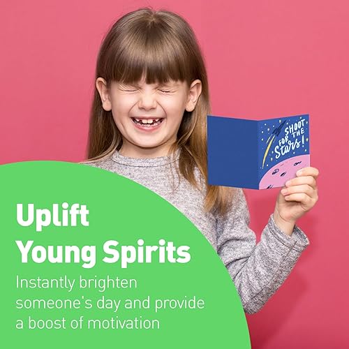 Miniatura 6 de S&O - Tarjetas inspiradoras coloridas con sobres, tarjetas de aliento con sobres, juego de 24 tarjetas de felicitación en blanco, caja surtida,