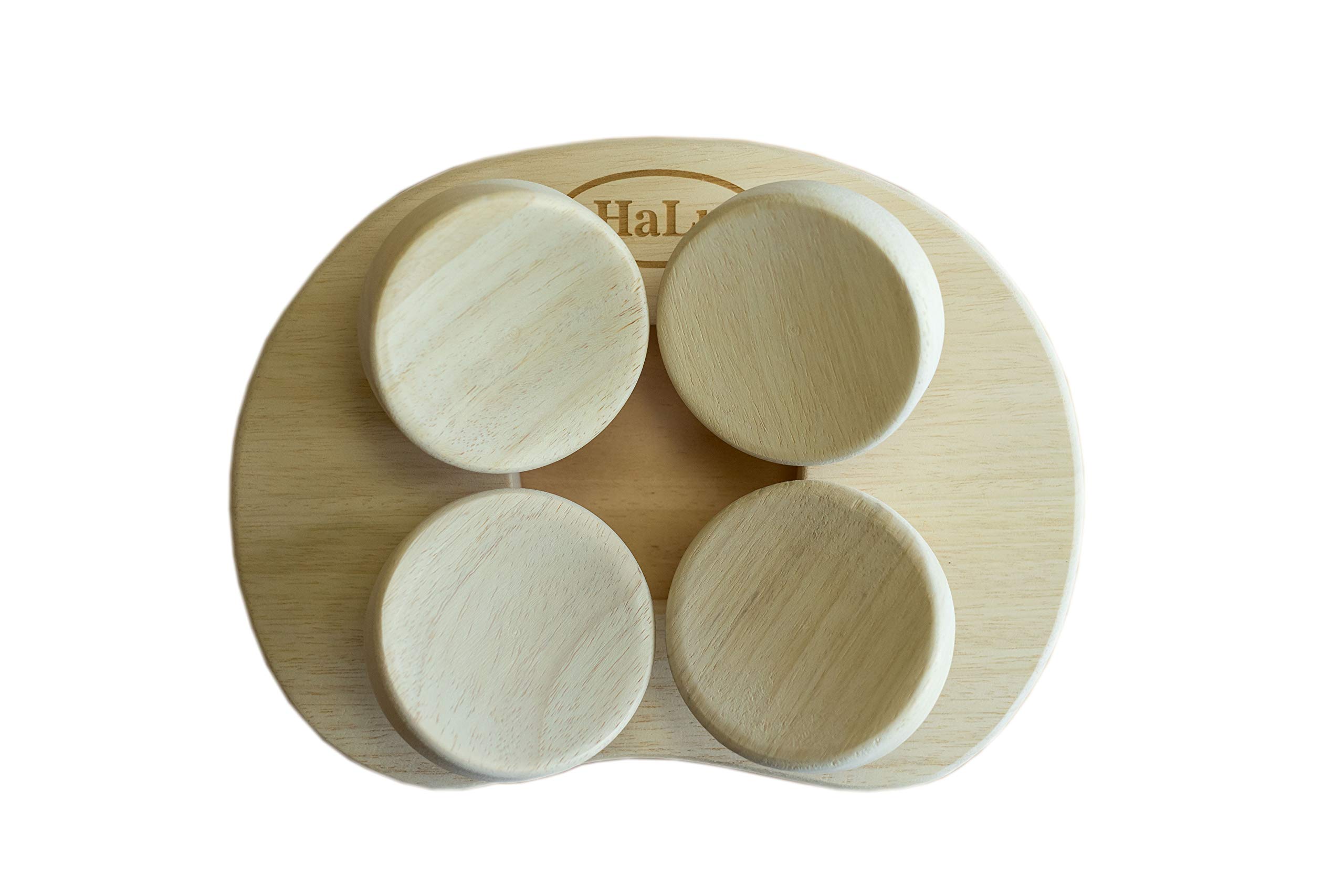 4-Point Sauna headrest (Abachi, Round)