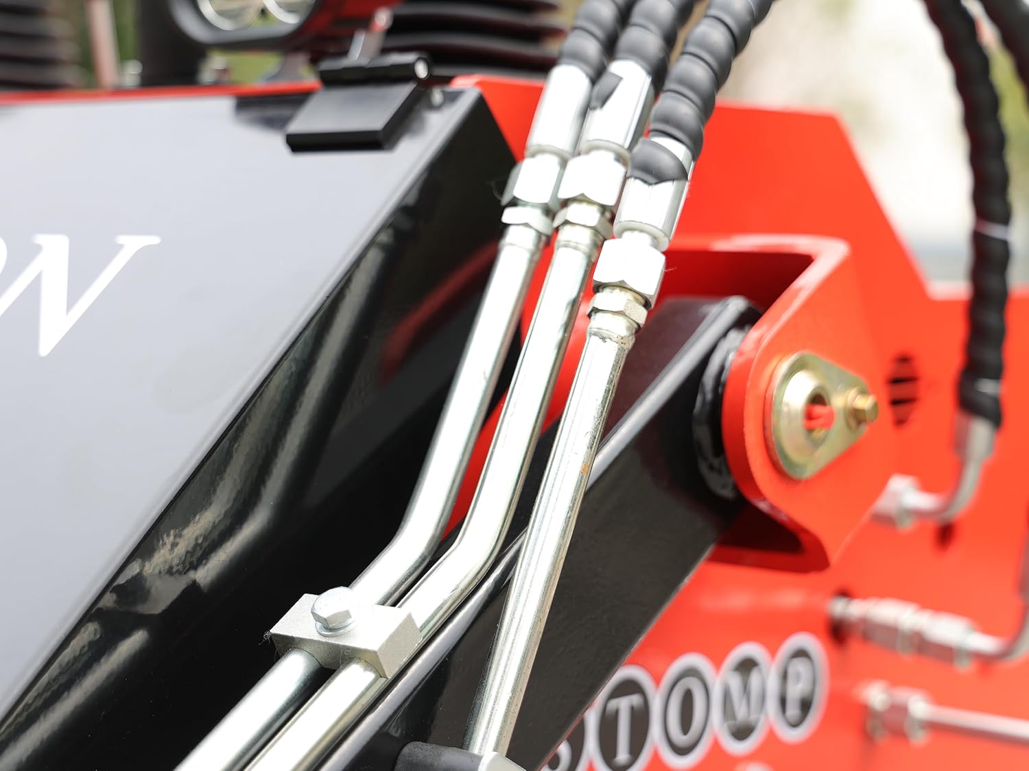 TYPHON STOMP Mini Skid Steer Loader – 1800lbs Skid Steer with Lawn Scarifier Attachment – Compact Skid-steer Machine