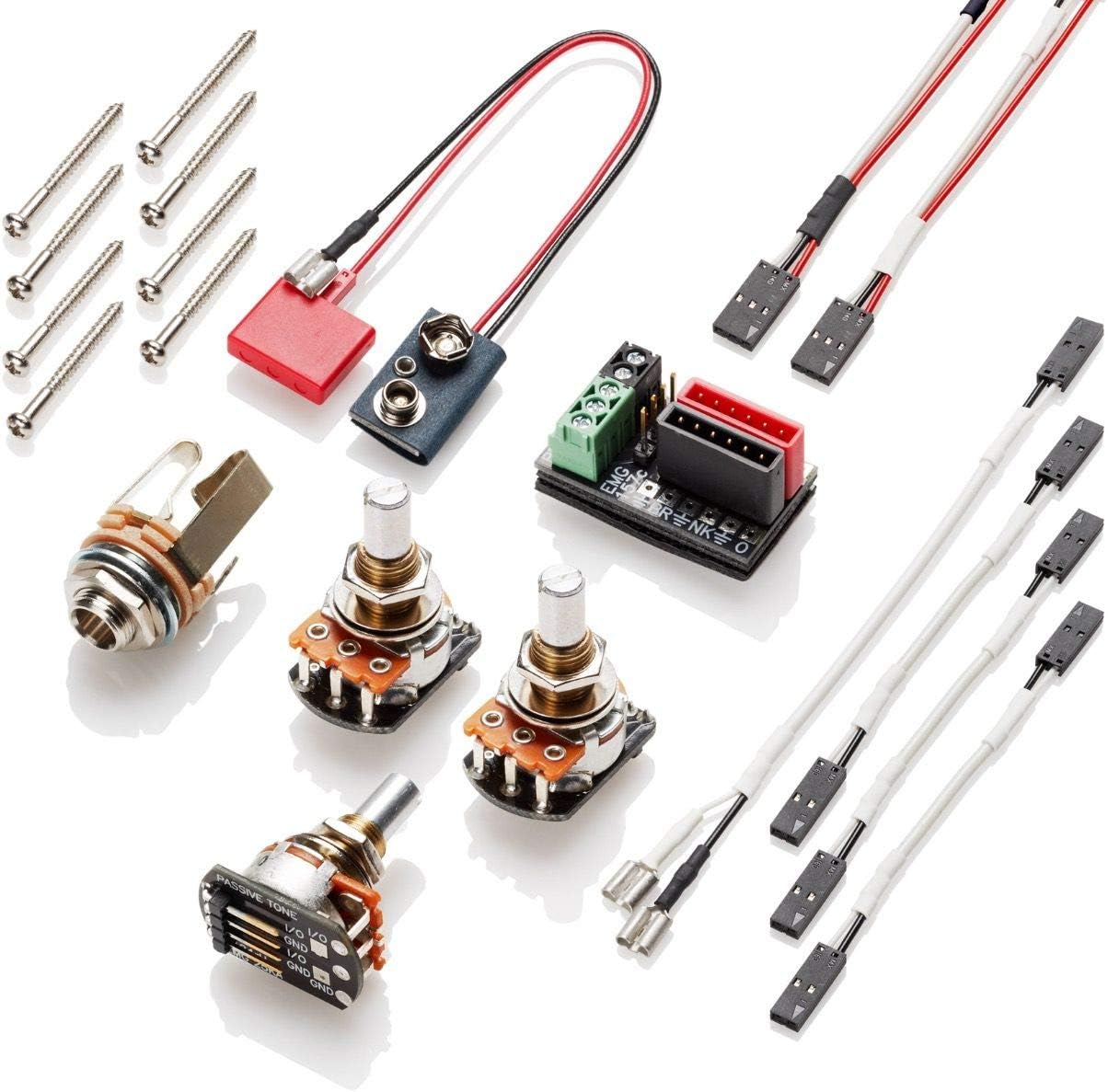 EMG Robert Trujillo RT Rip Tide J Bass Guitar Pickup Set, Black Chrome