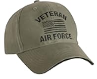 Vintage Veteran Low Profile Cap - Baseball Cap with Veteran Text and Adjustable Back