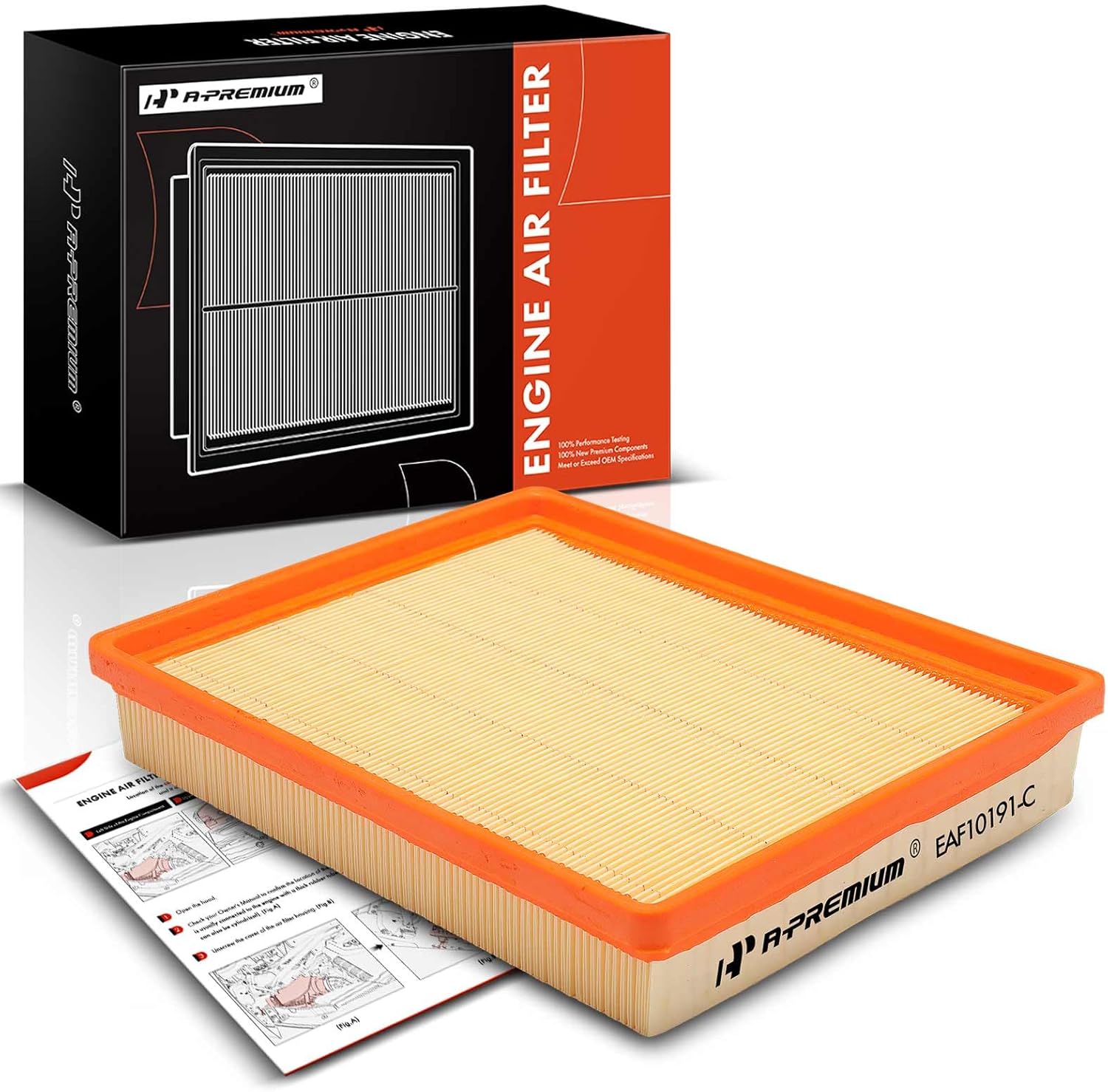 APremium Front Engine Air Filter Compatible with Kia