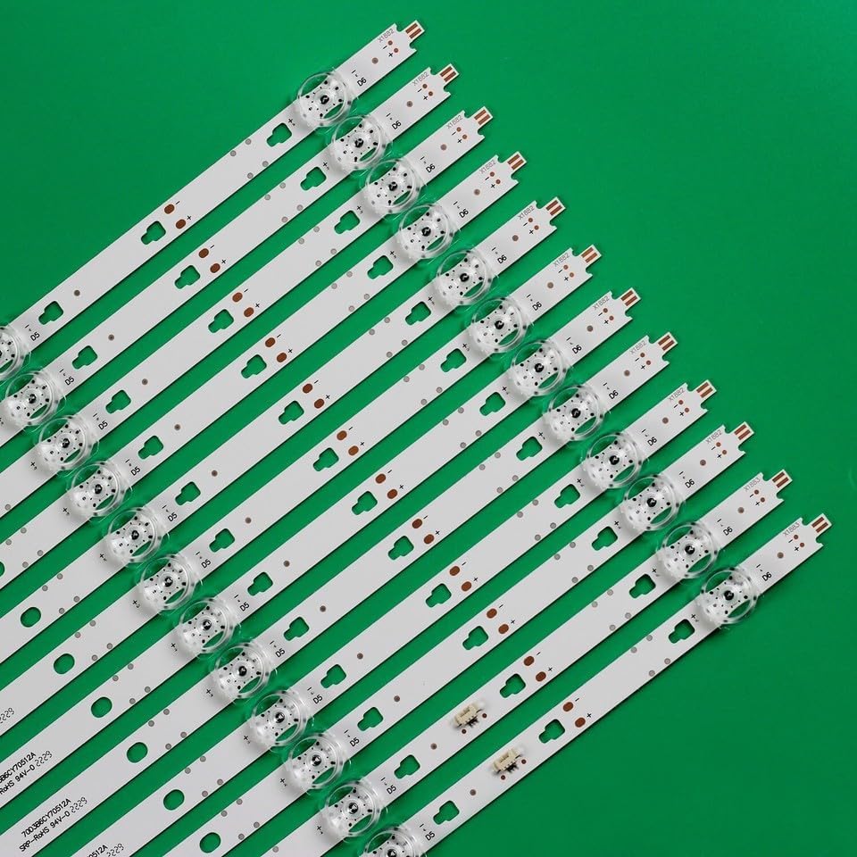 12pcs LED Backlight Strips For ONN 100012588 100068378 30370006005 30370006006