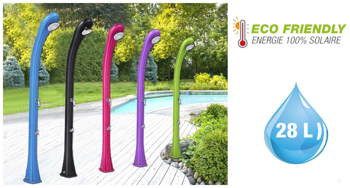 Formidra DS-H221BL DS-H221BL-Prysznic solarny-Kolekcja So Happy-28 l Niebiesko-One Design