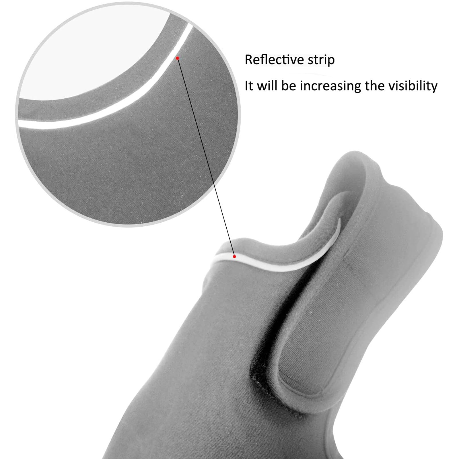 Giacca per l'ansia per cani cappotto calmante tuono per cani avvolgente per alleviare l'ansia gilet con striscia riflettente per animali domestici mantenere calmante comfort sollievo dallo stress