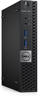 Dell OPTIPLEX 7040 6th Gen Micro Business Desktop Computer, Intel Quad Core i5 6500T up to 3.1GHz, 16G DDR4, 480G SSD, WiFi, BT 4.0, USB 3.0, HDMI, DP, Win 10 64-Bit Supports EN/ES/FR(CI5)(Renewed)
