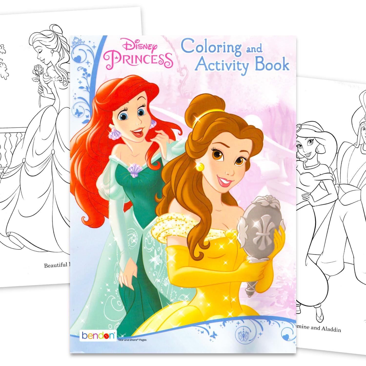 Amazon.com: Disney Princess Coloring Book for Girls 3-5 4-8 - 32pg