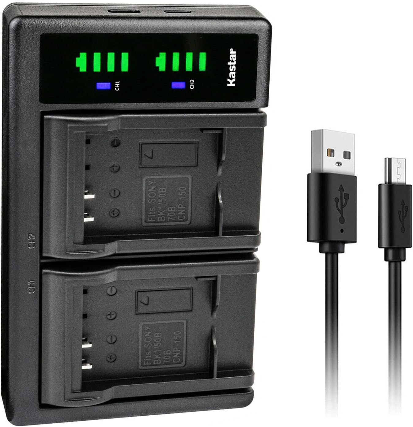 LTD2 USB Battery Charger Replacement for Ricoh DB-110 Battery, Ricoh GR III Digital Camera, Ricoh GR IIIx Digital Camera, Ricoh WG-6 Digital Camera, Ricoh G900 Digital Camera