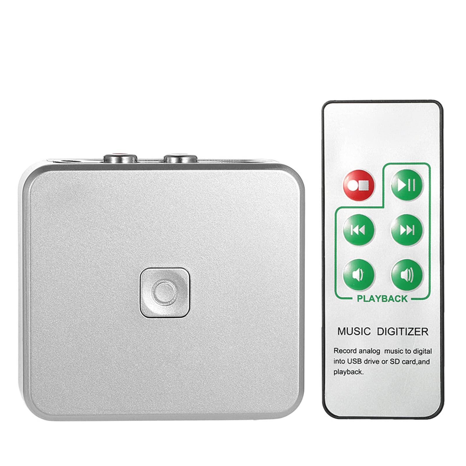 Cassetta di Acquisizione Audio, Convertitore Registratore CD MP3, Digitalizzatore Musicale Compatto con Partizione Automatica dei Brani, Conversione MP3, Riproduzione e Controllo