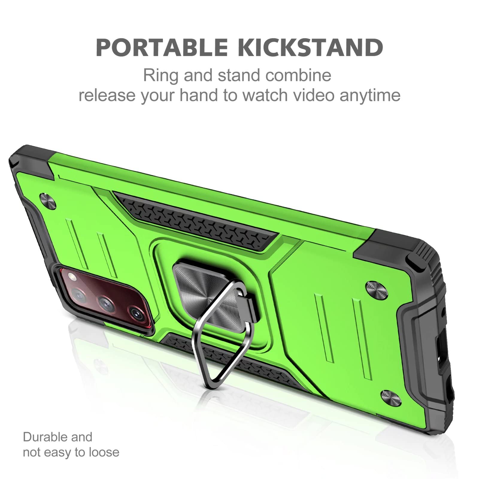 Cover per Vivo V21 Custodia, Assorbimento degli Urti, Staffa
