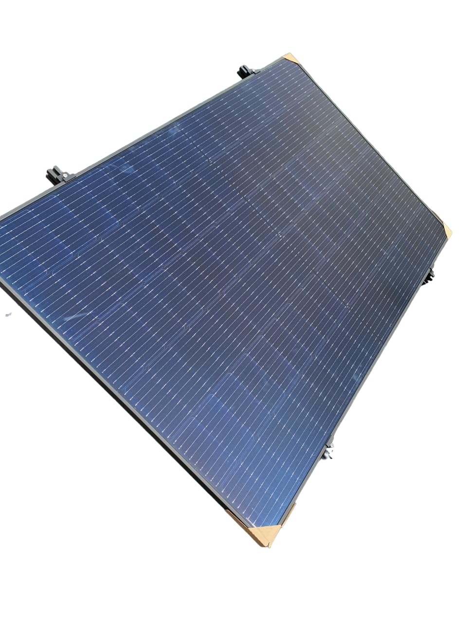 ProfilSun Easy - Kit de soporte completo independiente y regulable para paneles solares de aluminio negro