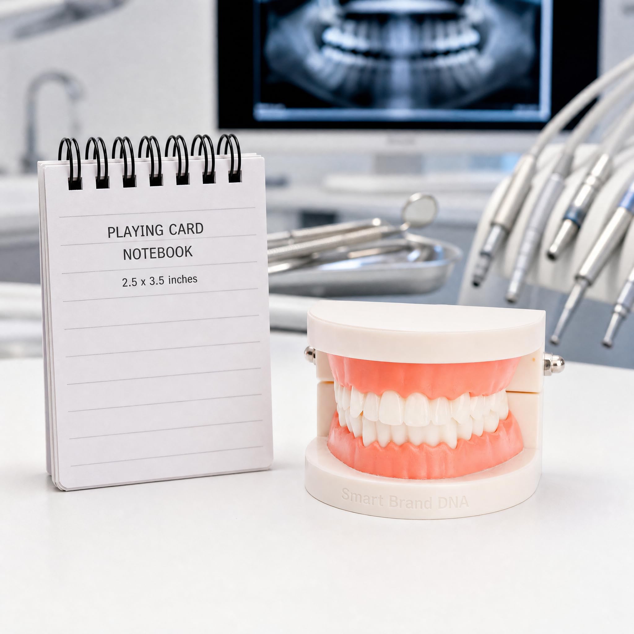 ZENFUN Lot de 6 modèles dentaires de démonstration dentaire pour étudiants, modèle de dents standard, bouche artificielle pour l'enseignement, dentiste, étudiant dentaire, affichage propre