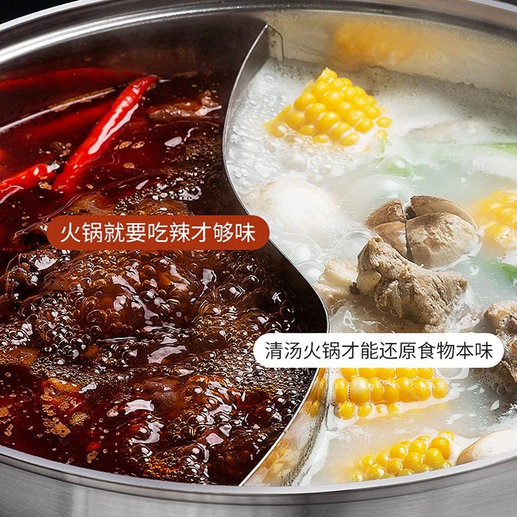 S型ホットポットクッカーキッチンスープ調理鍋ステンレス調理鍋