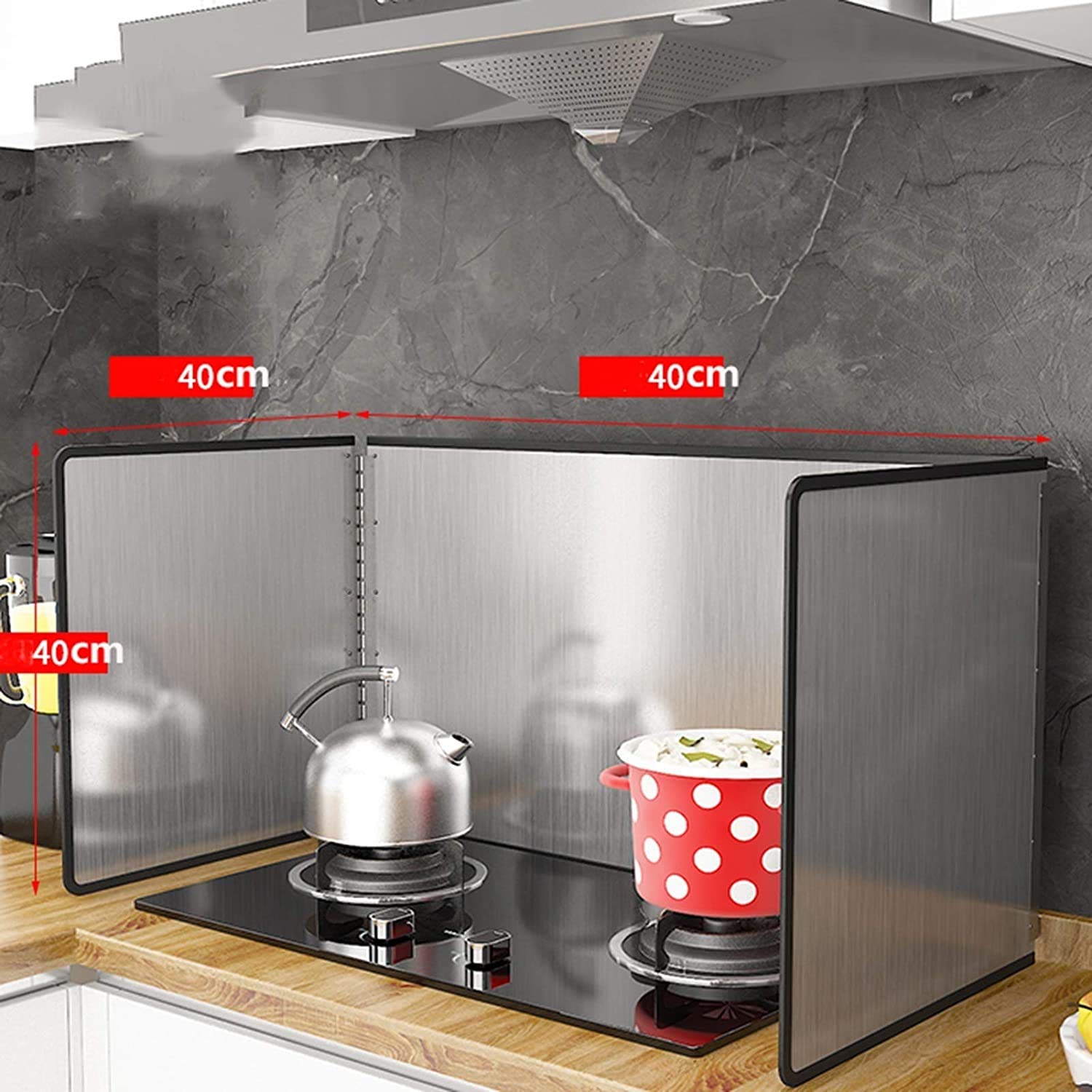 Splatter Screens Spritzschutz für Gasherde, faltbar, antihaftbeschichtet, spritzwassergeschützt, für die Küche