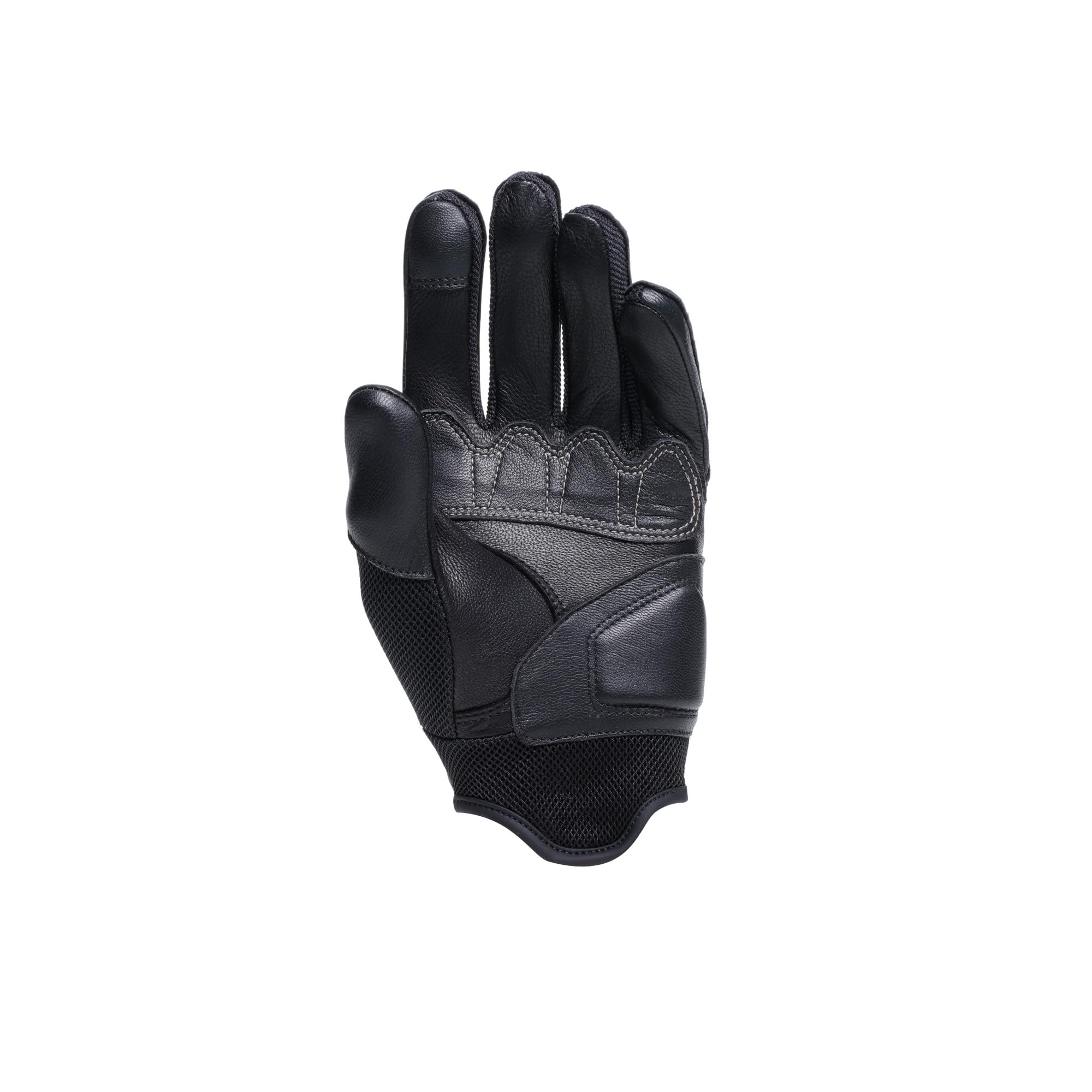 Dainese - Blackjack 2 Gloves Wmn, Guantes De Moto De Piel, Estilo Vintage, Mujer, Negro/Negro, L