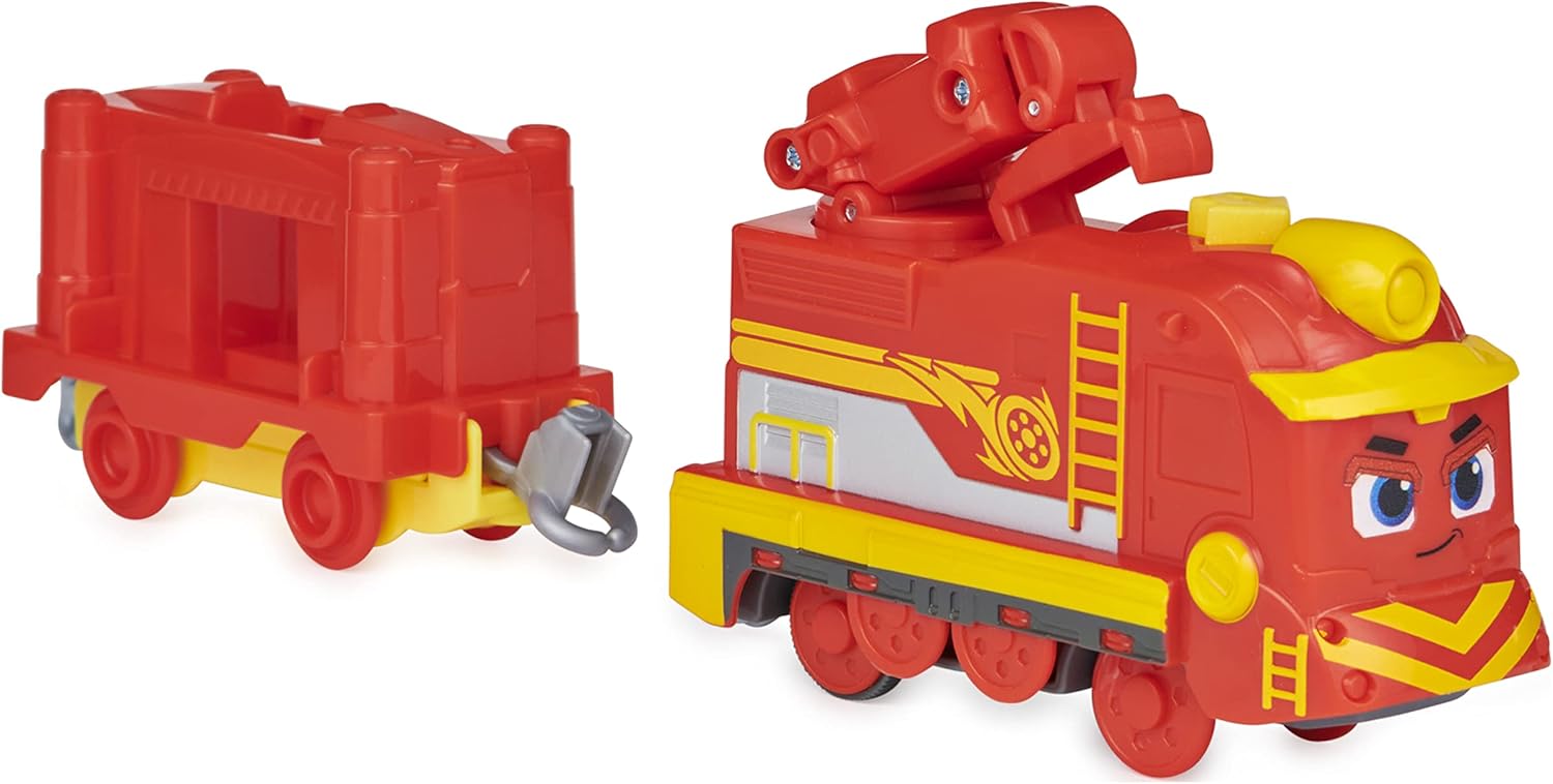Mighty Express, Freight Nate Motorized Toy Train with Working Tool and Cargo Car, Kids Toys for Ages 3 and up,Multicolor