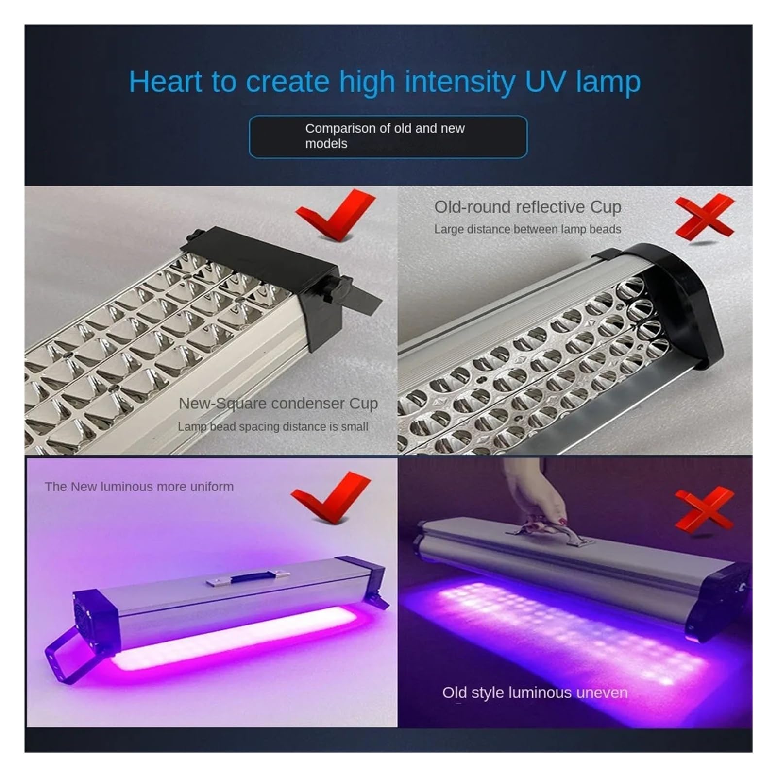 800 W przenośna chłodzona powietrzem lampa UV do utwardzania powłoka atramentowa bezcieniowy klej sitodruk 395 nm 365 405 utwardzanie diodami LED Powszechnie używane(405nm)