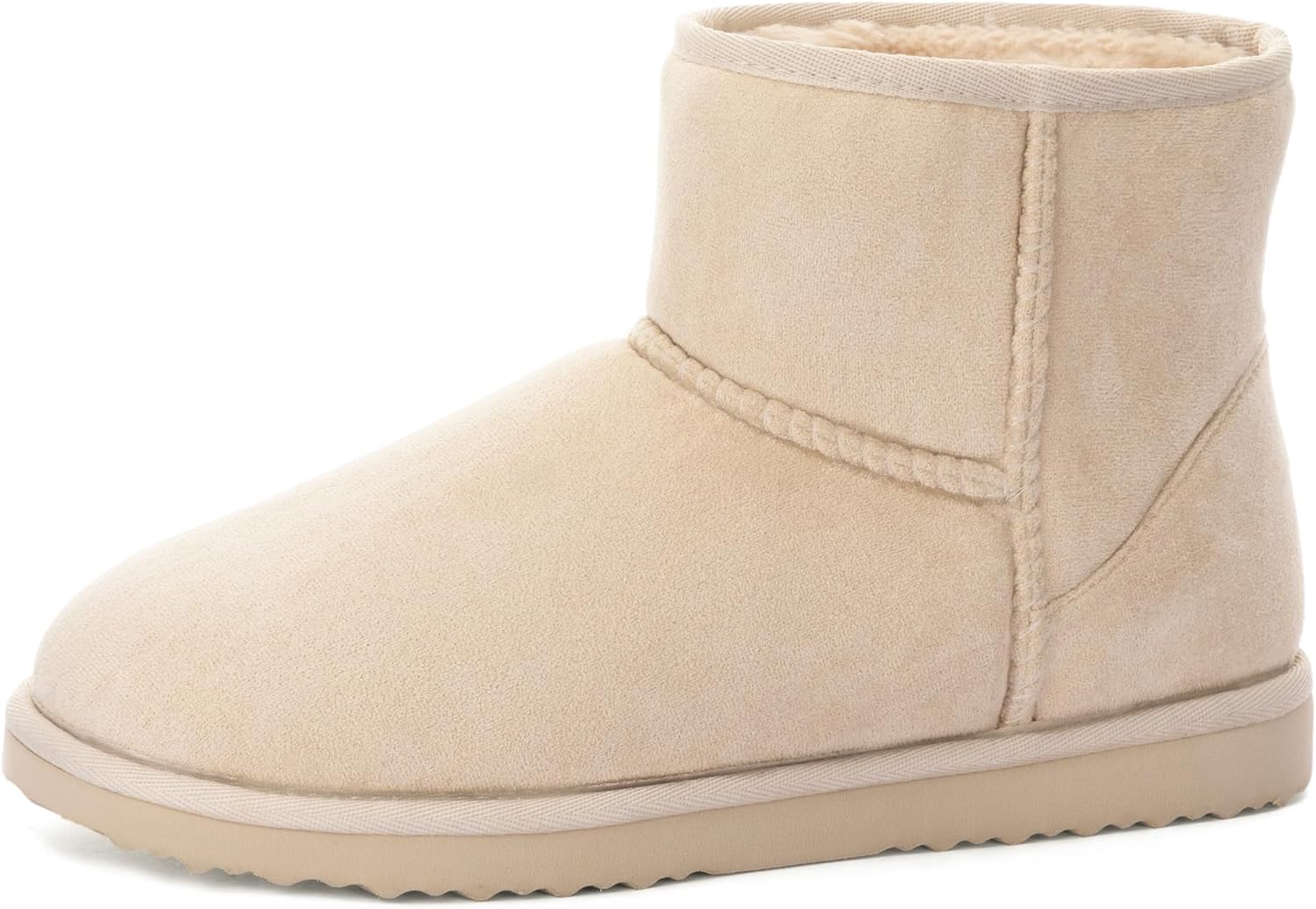 Zizor Women's Cozy Short Bootie Slippers, Winter Warm Hard Bottom House Shoes with Fuzzy Lining