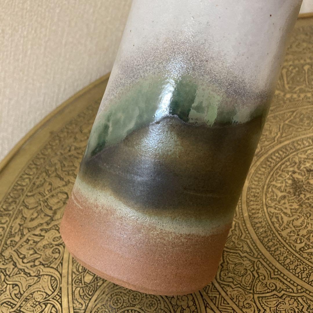 Amazon.co.jp: 弄山萬古焼 黒田光楽窯 花瓶 茶道具 万古焼 : ホビー