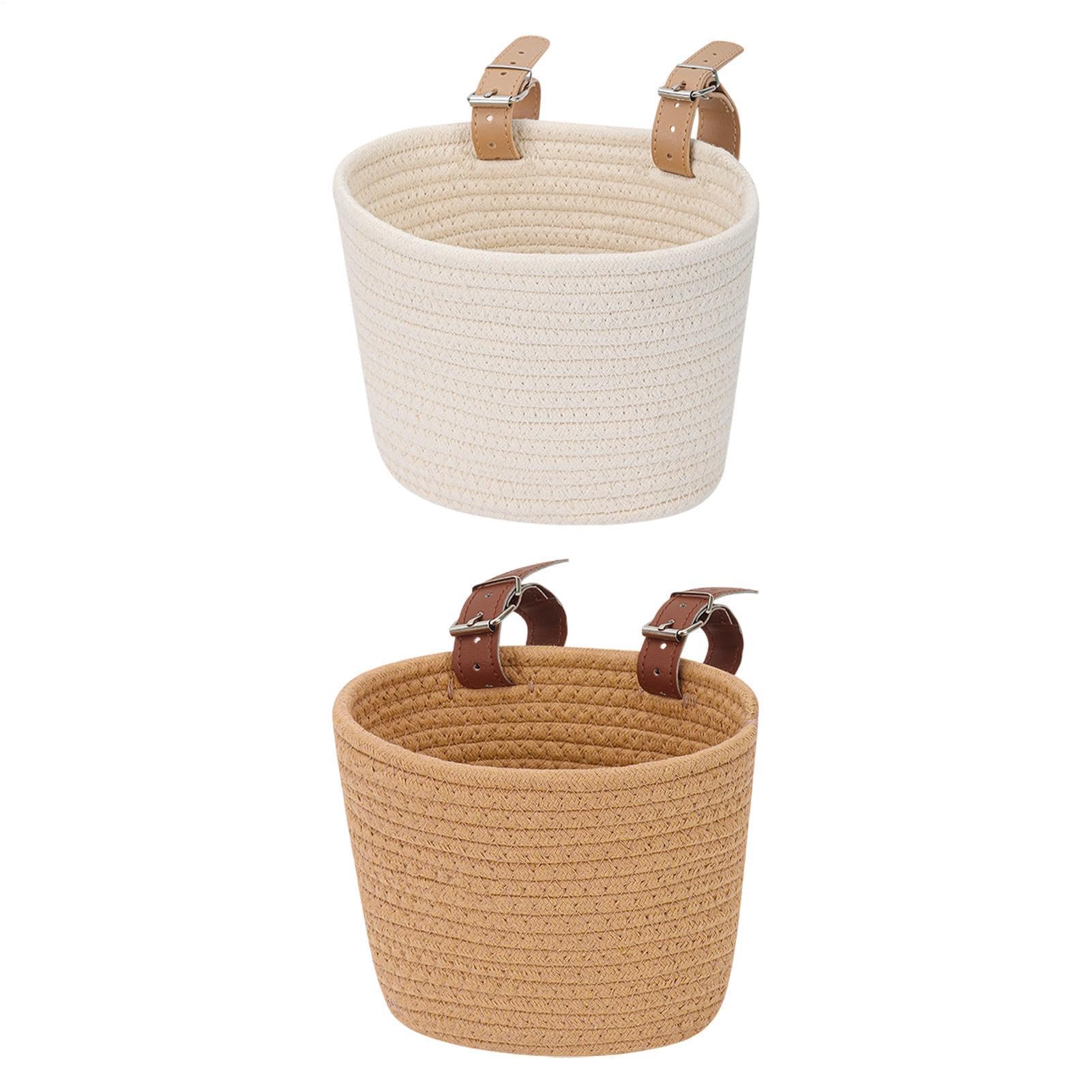 Cesta de Velo, Uso Adaptable, 5 cm, Cesta Velo, Baloncesto, Ciclista, Antidesgaste, para Bicicleta, Bolsa de Manillar Patinete - Bolsa de Manillar Infantil | Bicicleta Patinete