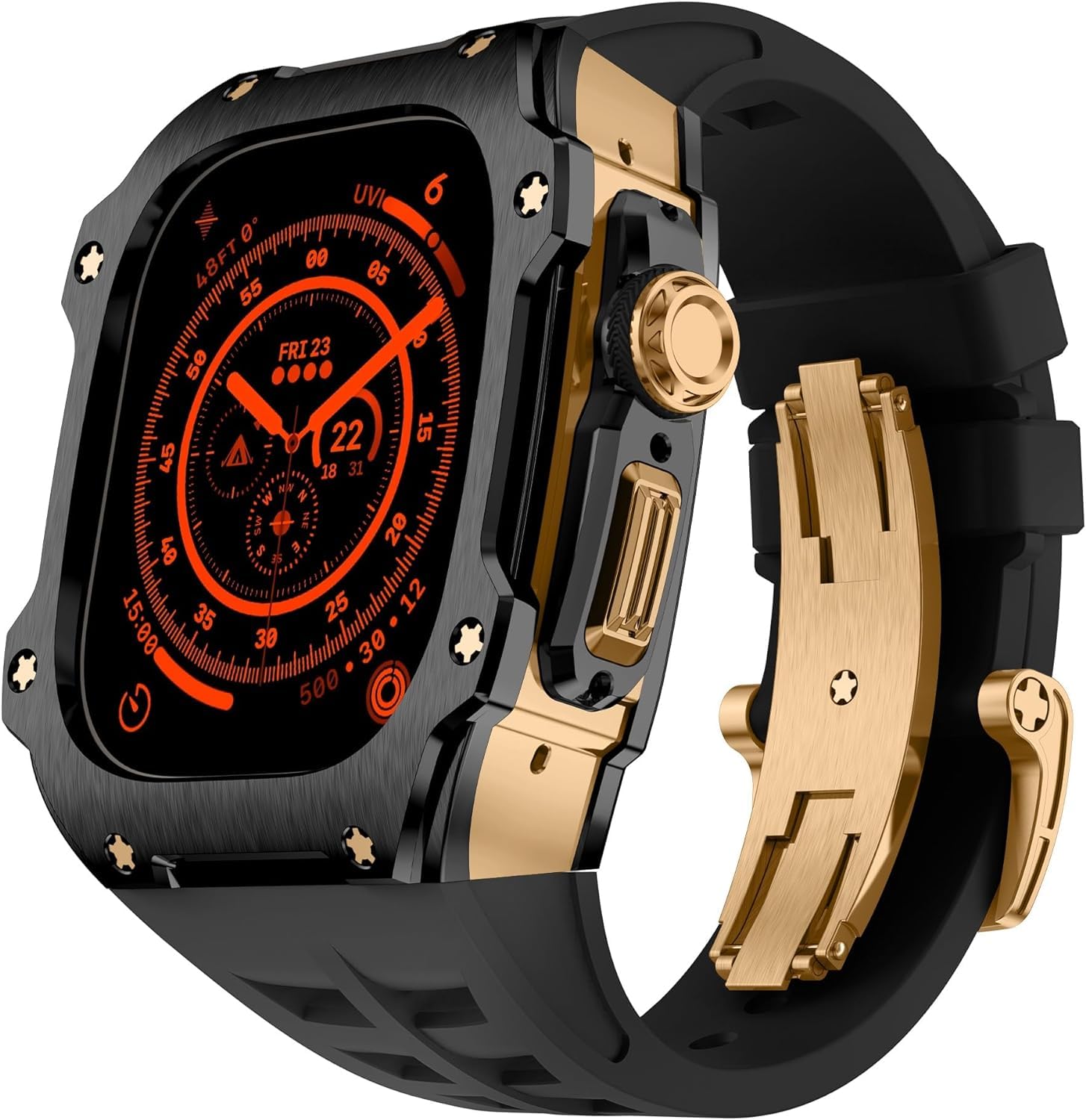 Boîtier de montre robuste en acier inoxydable Apple Watch Ultra