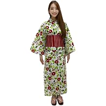 Dita ENSHU Womens Traditional Easy Wearing Kawaii Yukata RobeJapanese Casual Kimono Full Set 4