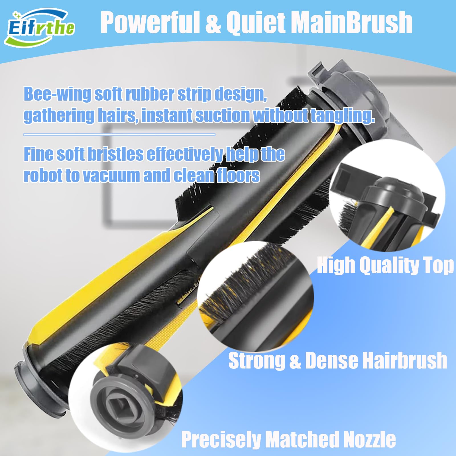 Replacement Side Brushes & HEPA Filters For Shark Robot Vacuums - AV911S, IQ R101AE, AV970, AV993, AV992 - View #5