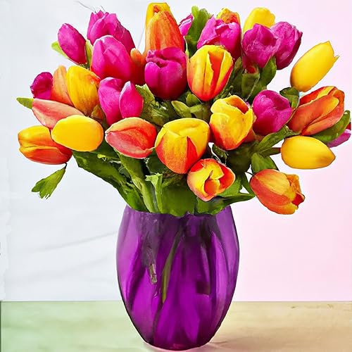 Reofrey Kits de arte de diamantes de imitación para adultos, diseño de flores, kit de pintura de diamantes de imitación redondos, lienzo bordado de