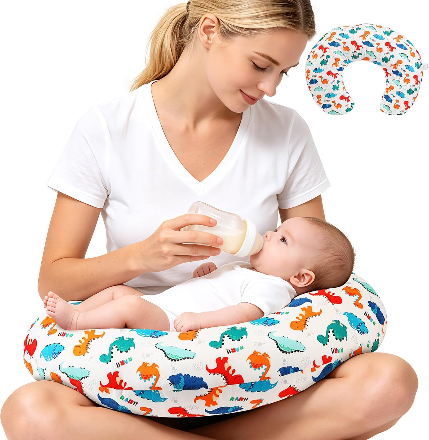 OFUSUY Nursing Pillow Breastfeeding Pillow Removable Cover Machine Washable
