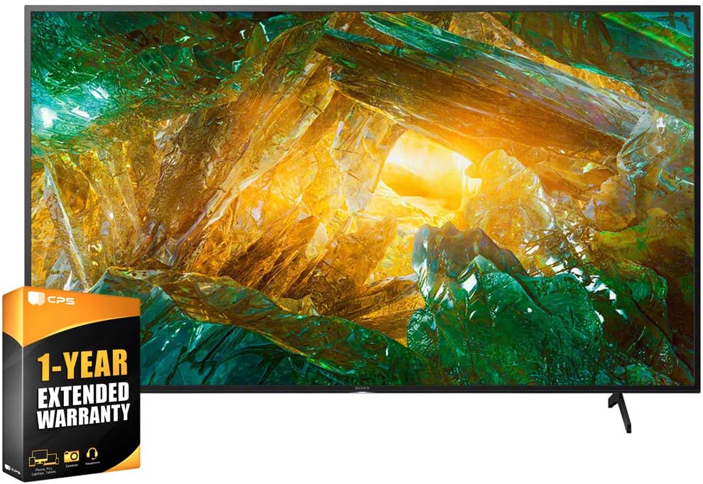 Sony XBR75X800H 75 inch X800H 4K Ultra HD LED Smart TV Bundle with CPS Enhanced Protection Pack
