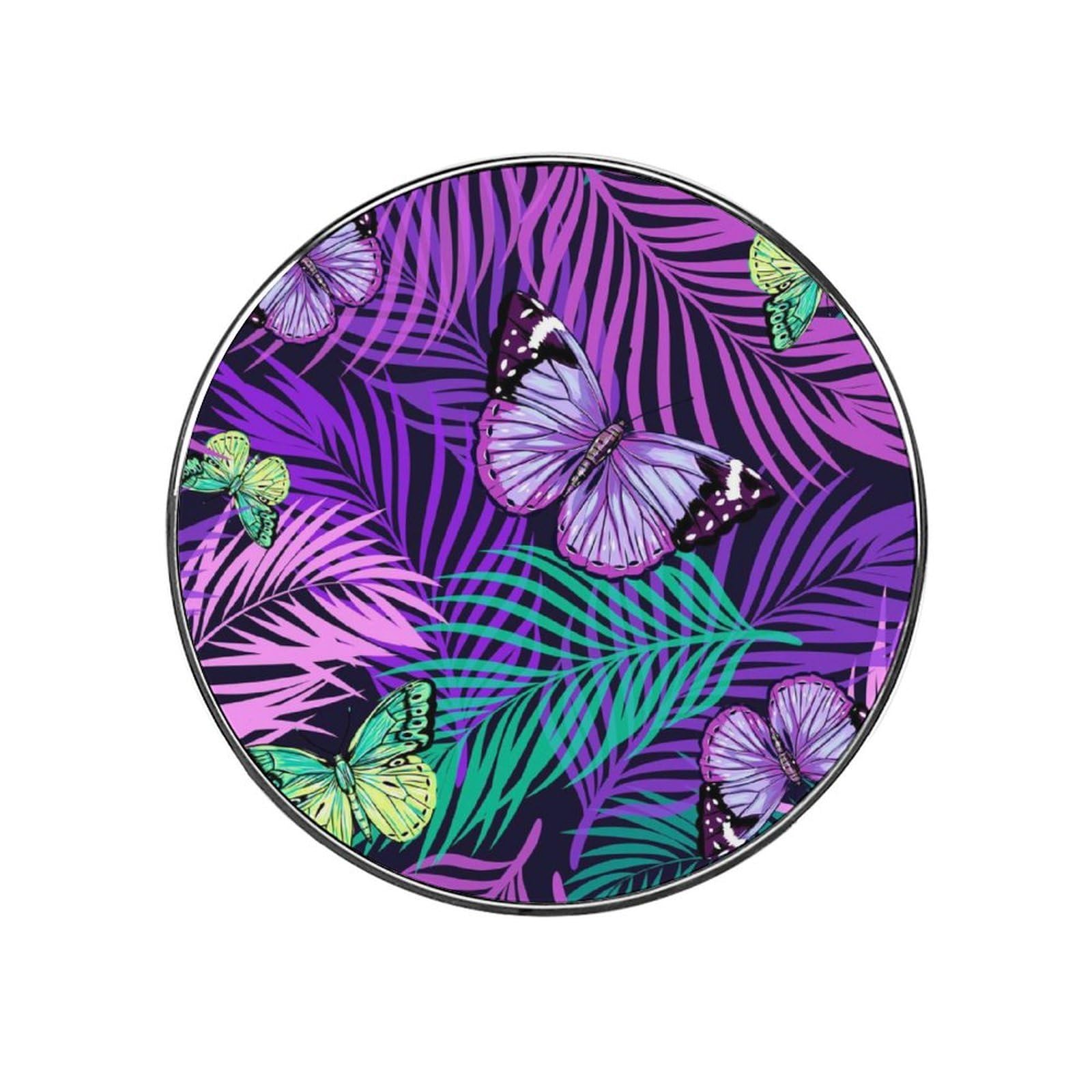 Purple Butterfly Alloy Fridge Magnet For Office Cabinet Refrigerator Whiteboard Photo