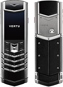 VERTU Signature V Stainless Steel Luxury Business Phone (Black)